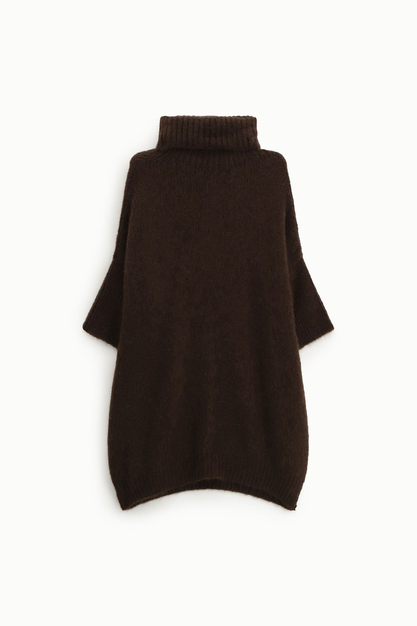 MAGLIA OVERSIZE COLLO ALTO M3025889 MORO IMPERIAL.