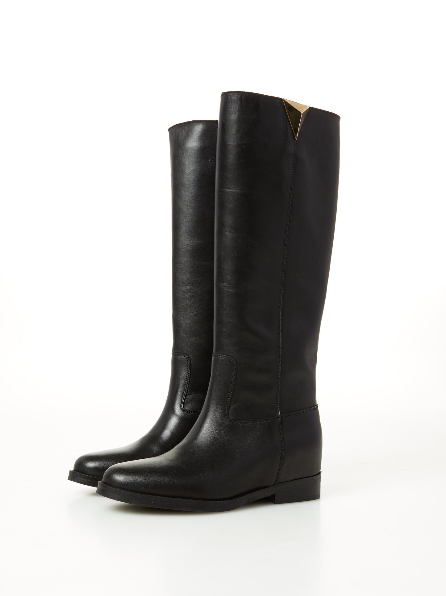 Stivale In Pelle Con Zeppa Interna OVYE