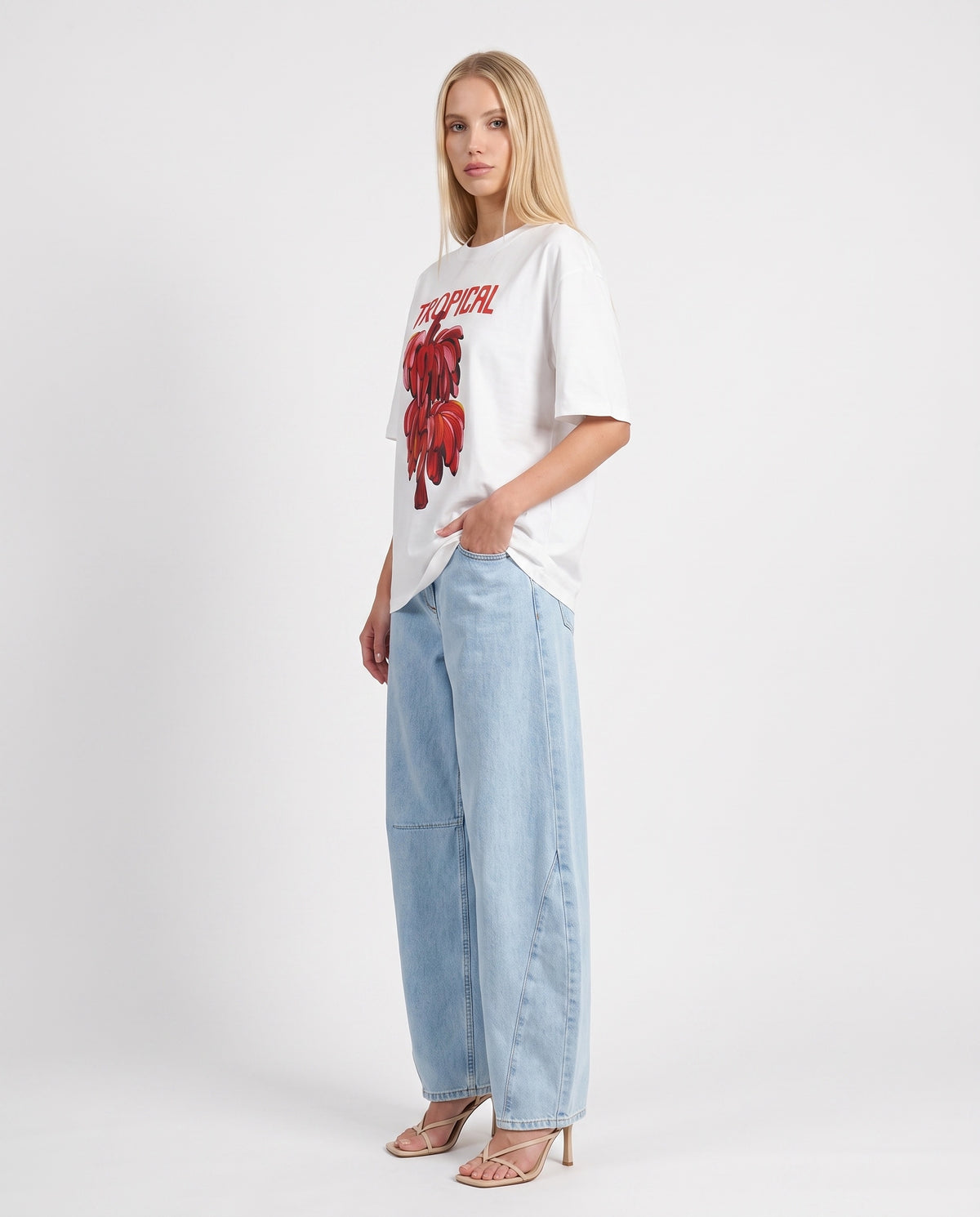 T-SHIRT TROPICAL PE260412 PANNA TENSIONE IN.