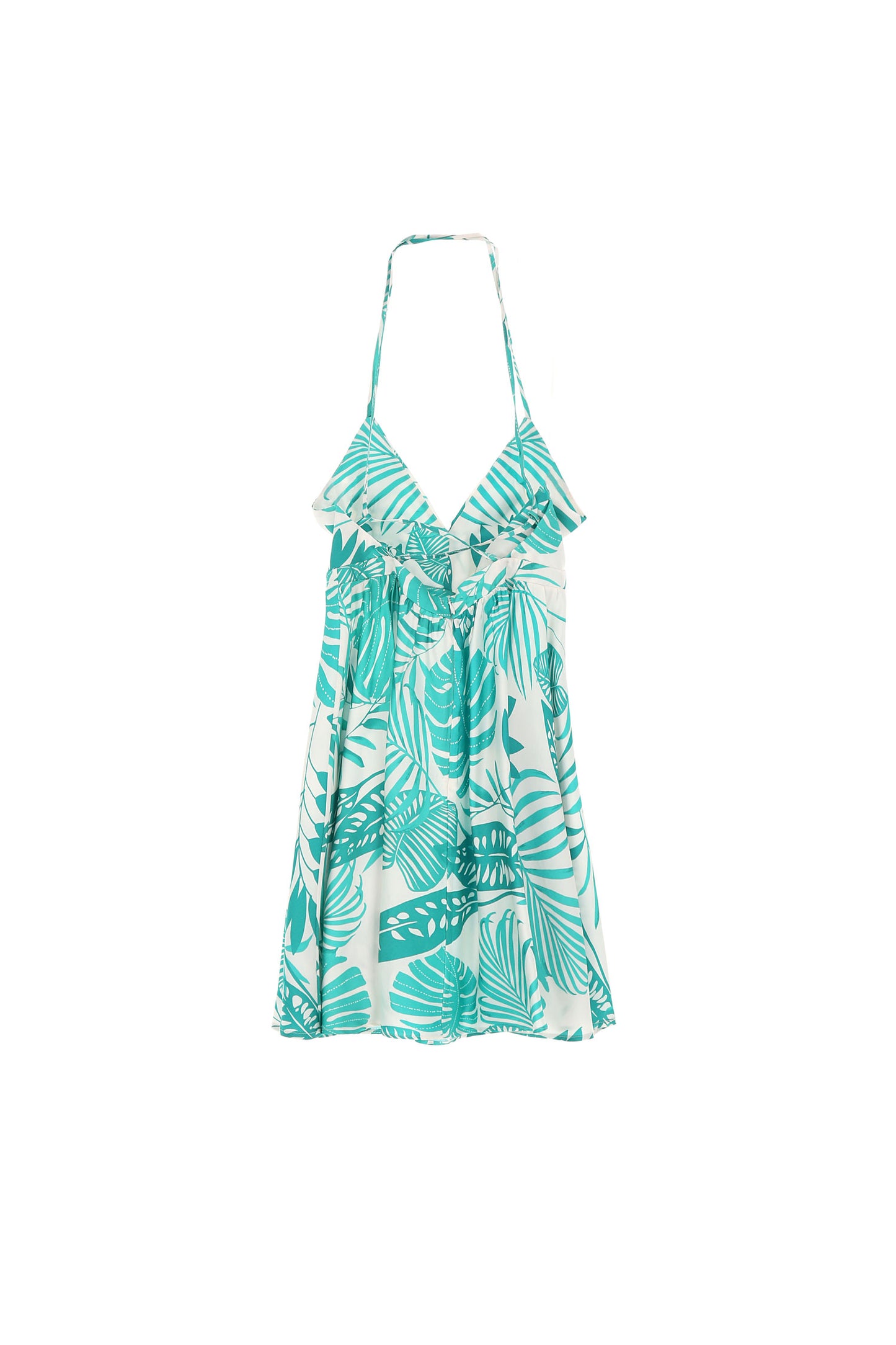 MINI ABITO FANTASIA TROPICALE CON SPALLINE DETTAGLIO IMPERIAL