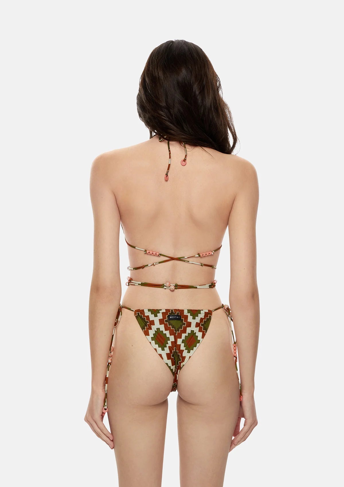 BIKINI TRIANGOLO E SLIP BRASILIANO REGOLABILE GUARDA PAMPA ME FUI