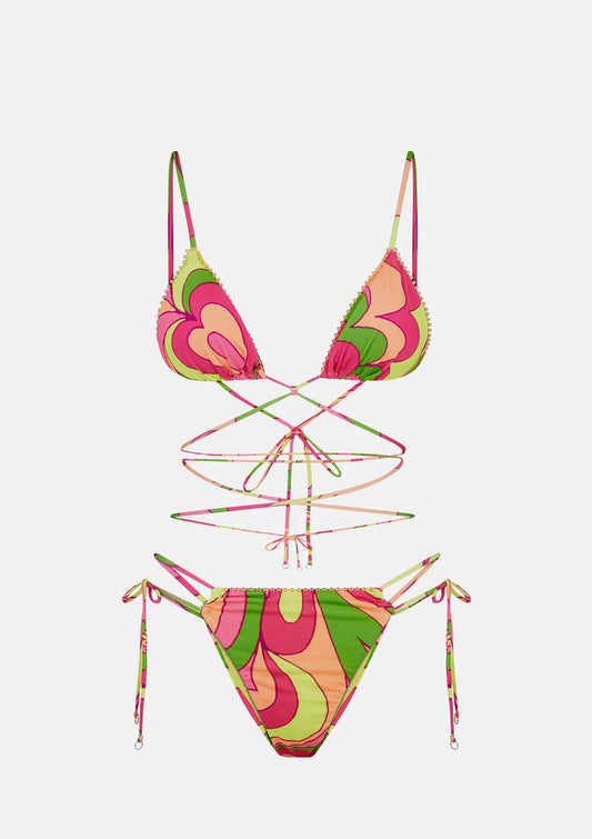 BIKINI TRIANGOLO E SLIP REGOLABILE WET ME FUI