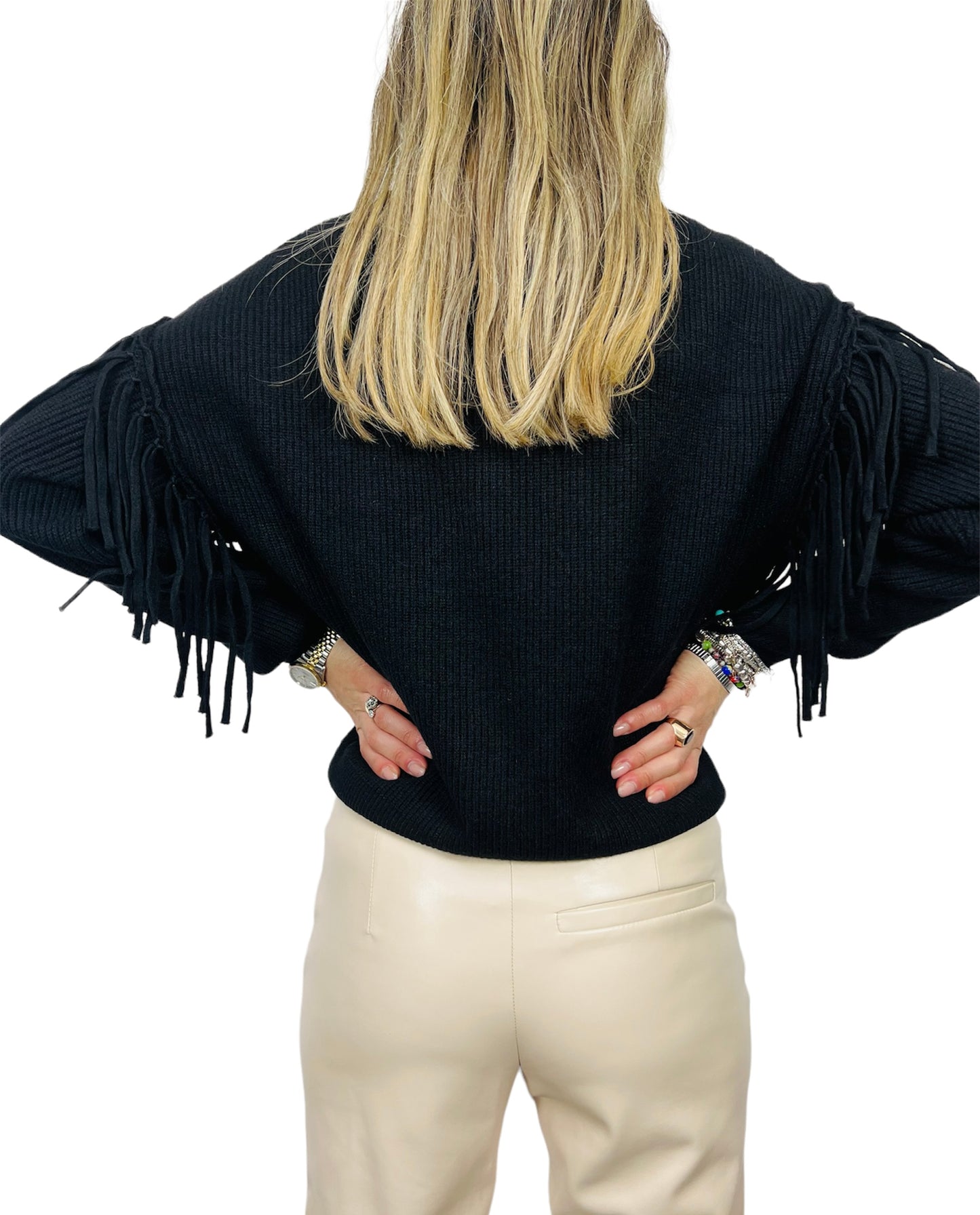 MAGLIA COLLO ALTO FRANGE