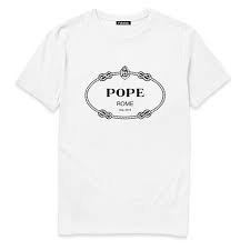 T-SHIRT FAKE LAB POPE