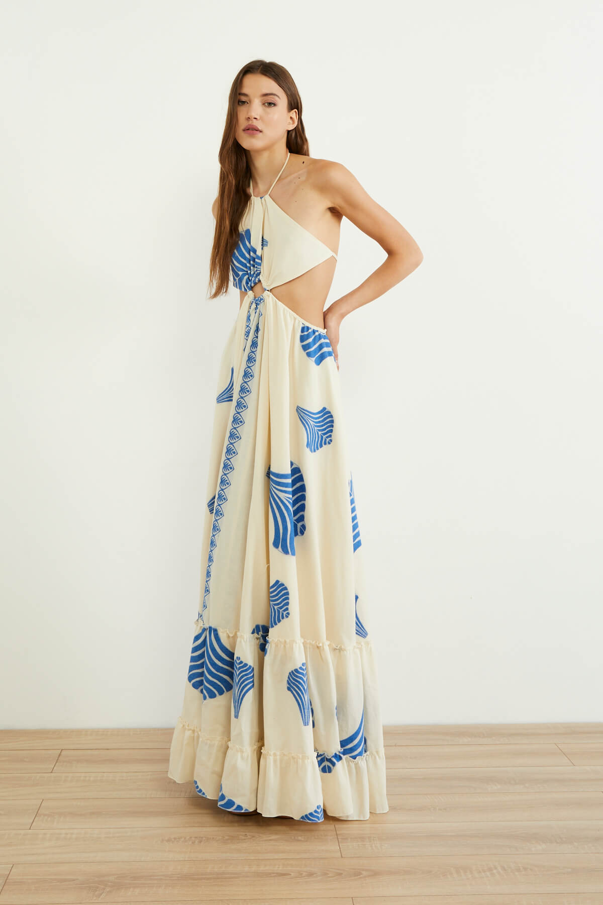 SOUVENIR Vestito cut out con ricami