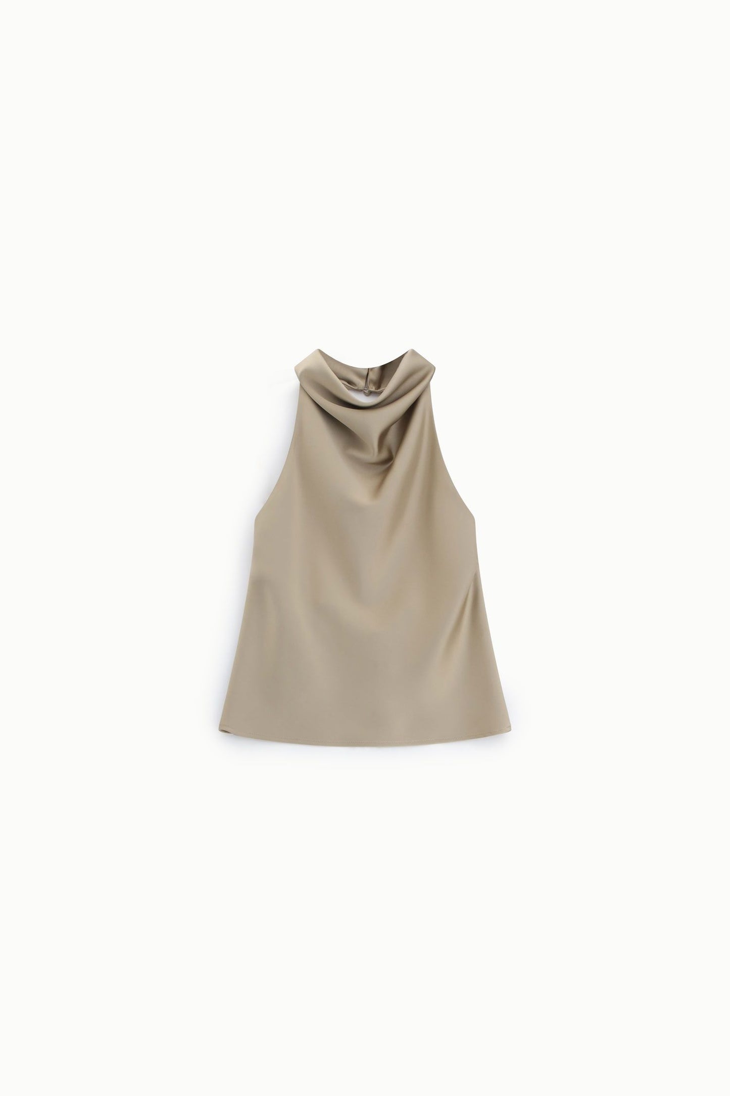 CANOTTA IN SATIN RIS4LBA PLATINO IMPERIAL.