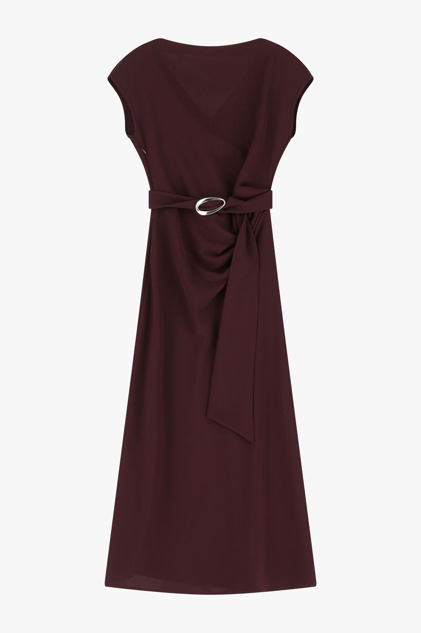 ABITO LUNGO CON SCOLLO SINTETICO AFSTKSB/AFSTKER VINO IMPERIAL.