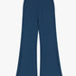 Tailleur giacca doppiopetto monocolour con rever a lancia e pantalone flare IMPERIAL