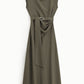 ABITO LUNGO CON SCOLLO ASIMMETRICO AFSTKER MILITARE IMPERIAL.
