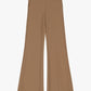 Tailleur giacca doppiopetto monocolour con rever a lancia e pantalone flare IMPERIAL