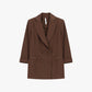 TAILLEUR GIACCA DOPPIOPETTO JU25LAW CACAO IMPERIAL.