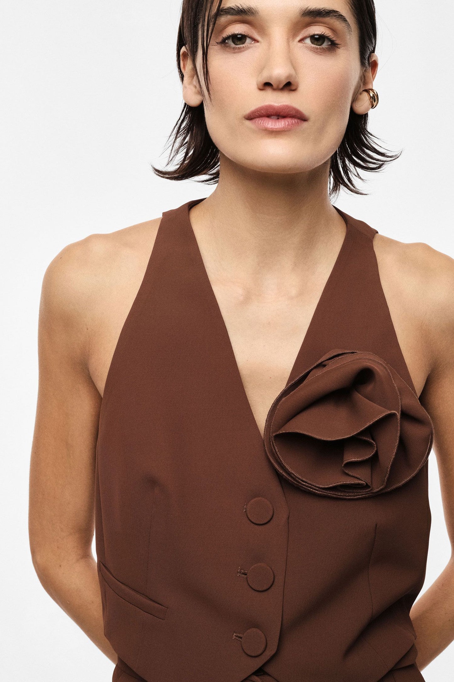 GILET LD42LHX CACAO IMPERIAL.