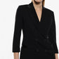TAILLEUR GIACCA DOPPIOPETTO CON REVER A LANCIA NERO IMPERIAL