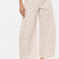 PANTALONI P7H5LTYC PANNA/ROSSO IMPERIAL.