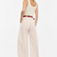 PANTALONI P7H5LTYC PANNA/ROSSO IMPERIAL.