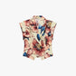 GILET JCB5LYQ BEIGE/ROSA IMPERIAL.