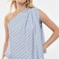 TOP RIE8JOT AZZURRO/BLU IMPERIAL.