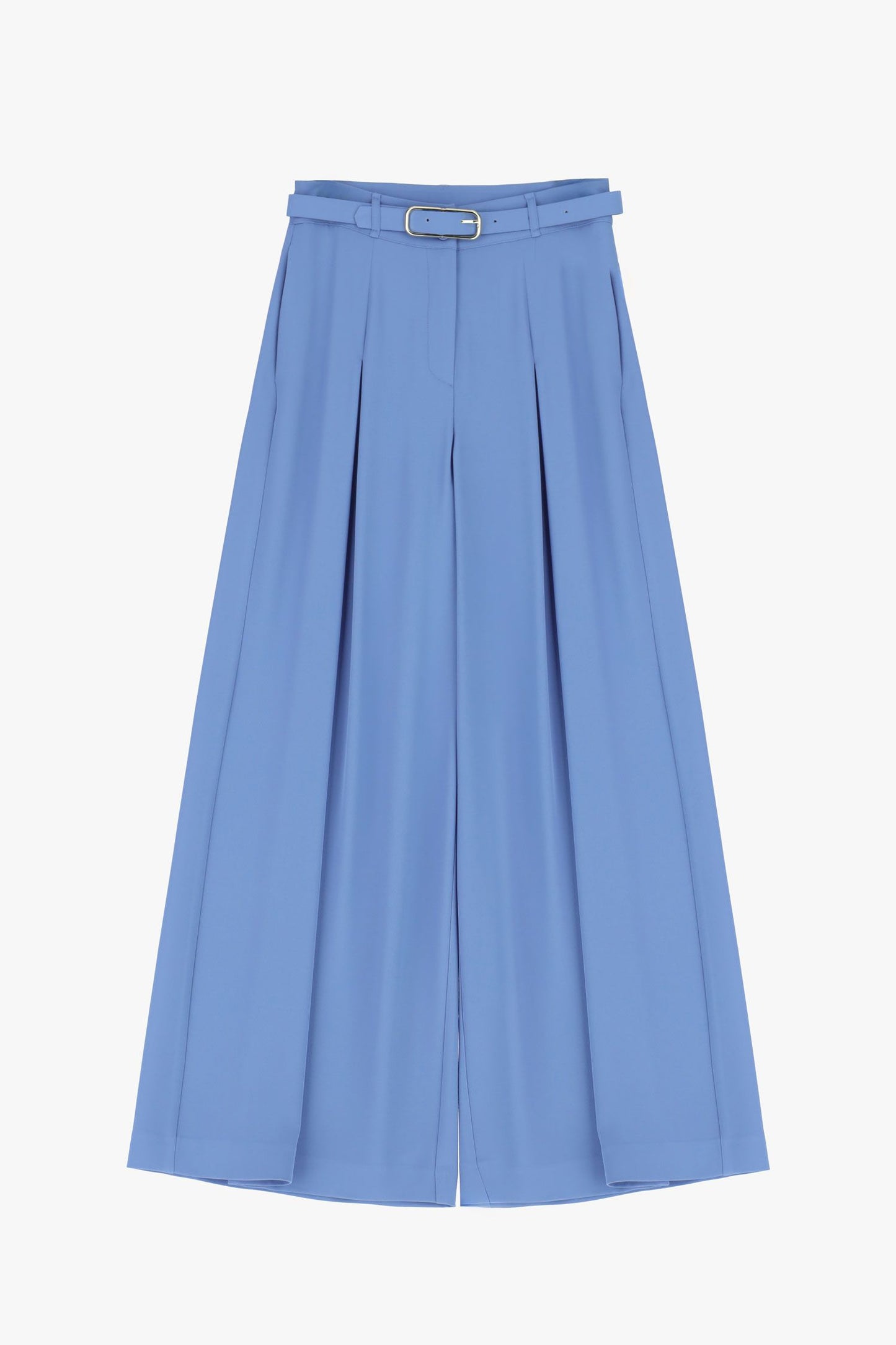 PANTALONI PALAZZO A VITA ALTA PEZ3LHXC CERULEO IMPERIAL.