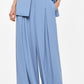 PANTALONI PALAZZO A VITA ALTA PEZ3LHXC CERULEO IMPERIAL.