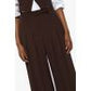 Pantaloni ampi con pinces simmetriche EBANO IMPERIAL.