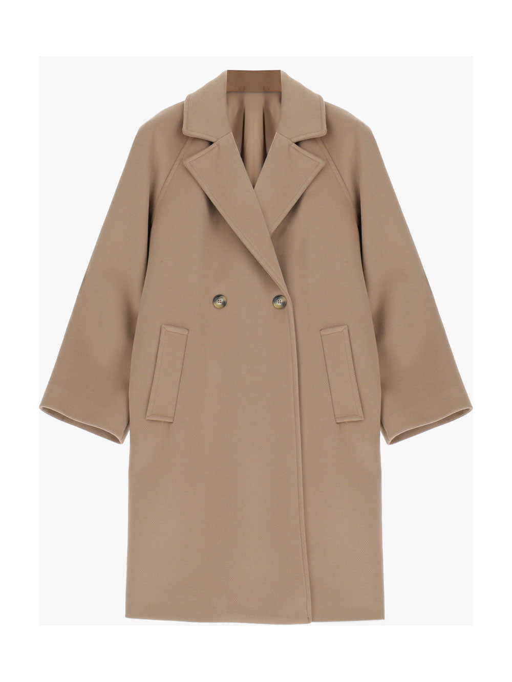 CAPPOTTO AD OVETTO  KI33KEY CAMMELLO IMPERIAL.