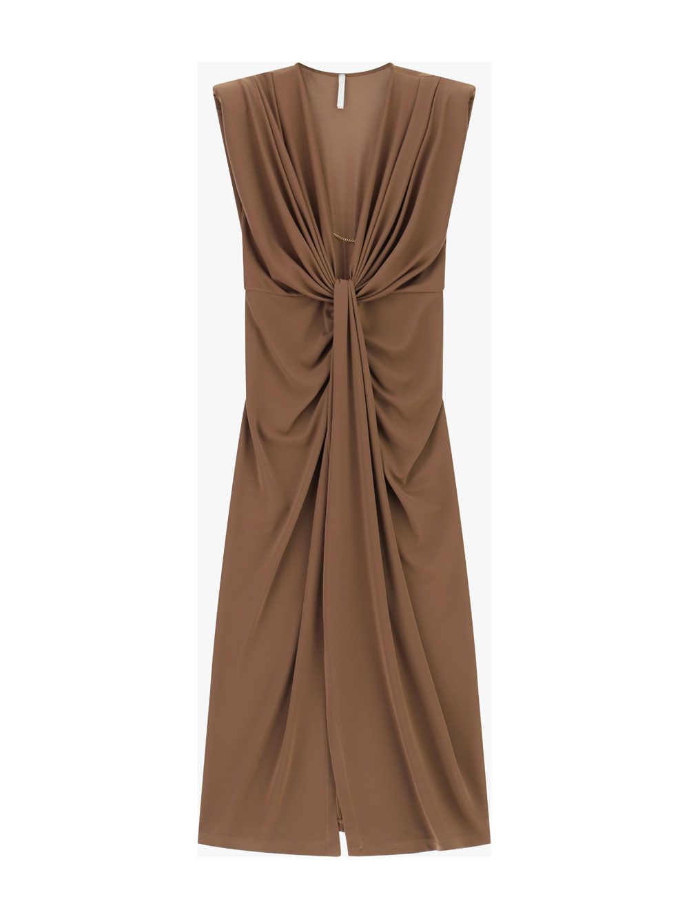 ABITO LUNGO IN SATIN AFYOLJQ MILITARE IMPERIAL.