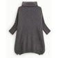 MAGLIA OVERSIZE COLLO ALTO M3025889 GRIGIO IMPERIAL.