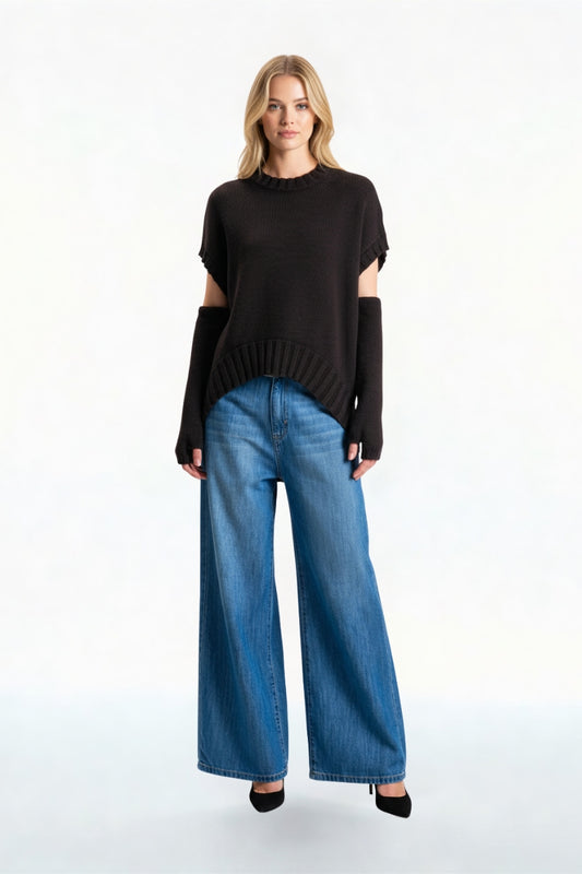 GILET 252PA9339 MARRONE TENSIONE IN.