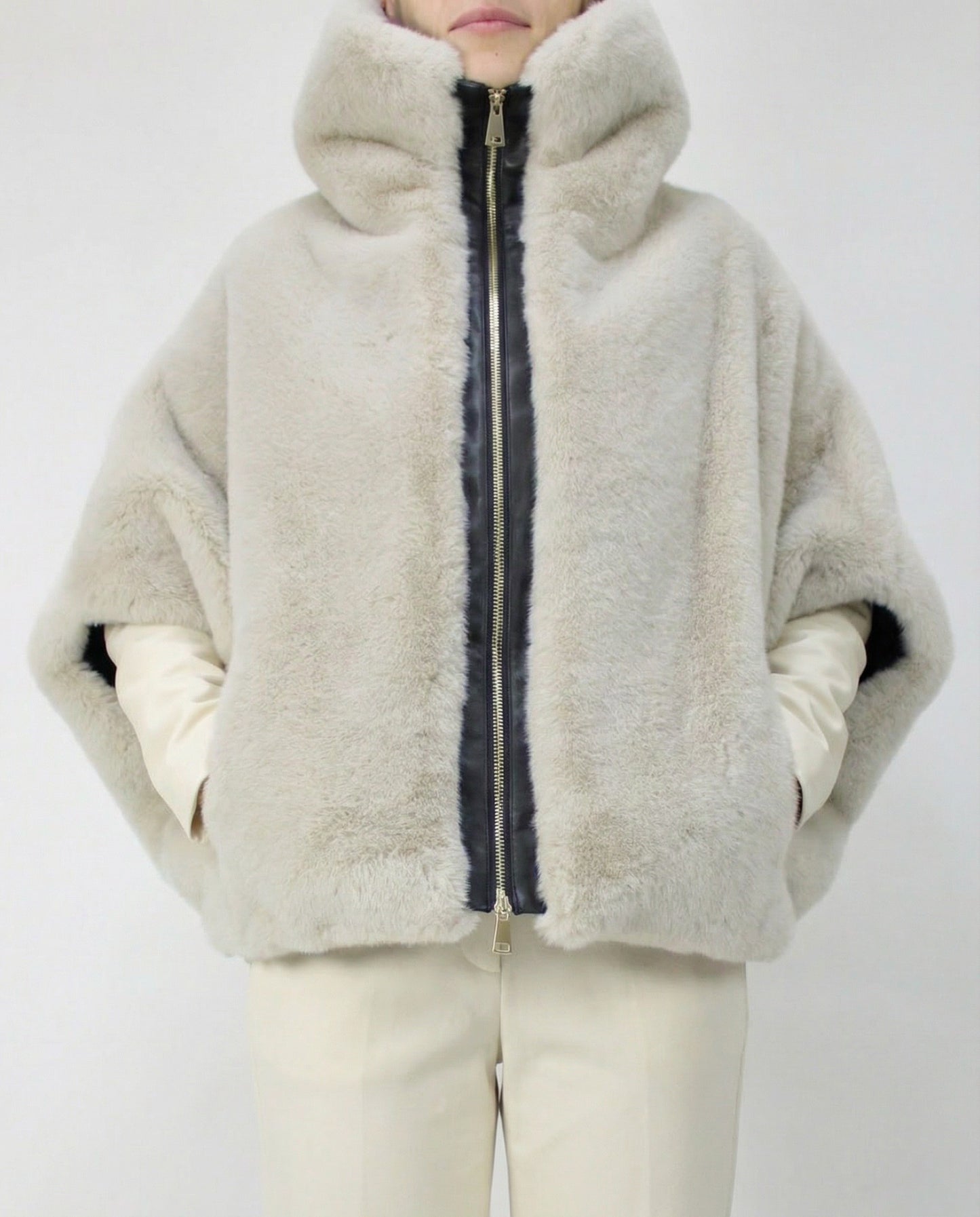 CAPPA IN PELLICCIA ECOLOGICA 12519095G PASTA MOTEL.