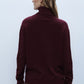 Maglione con collo alto e maniche lunghe MARSALA IMPERIAL.