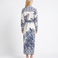GONNA LONGUETTE  IN MUSSOLA PE260492 BLU TENSIONE IN.