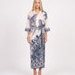 GONNA LONGUETTE  IN MUSSOLA PE260492 BLU TENSIONE IN.