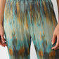 PANTALONI A PALAZZO FANTASIA ASTRATTA EFFETTO METALLIZZATO IMPERIAL