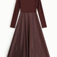 ABITO LUNGO AFRQKGJ BORDEAUX IMPERIAL.