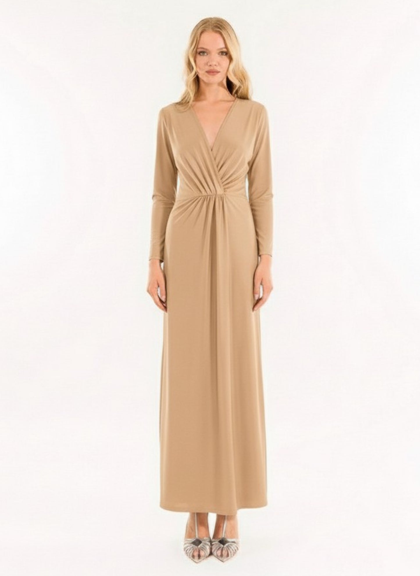 ABITO SCOLLO MR5013C BEIGE KONTATTO