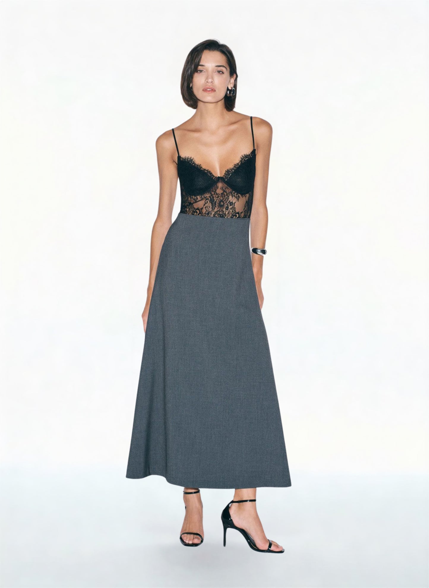 ABITO LUNGO AFRTKFU PIOMBO IMPERIAL.