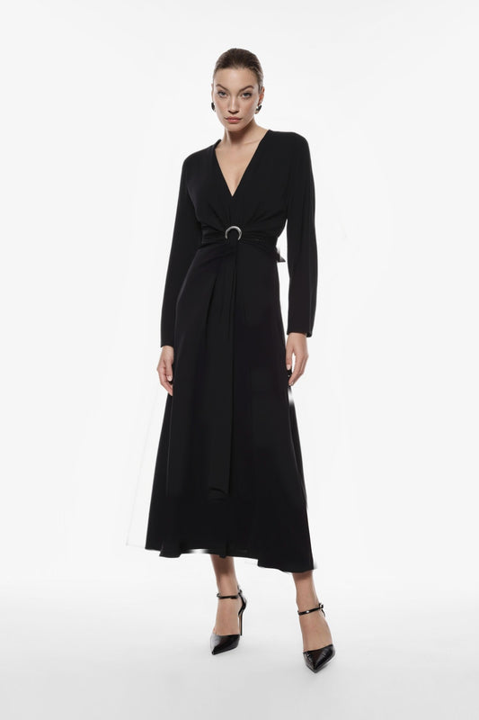 ABITO LUNGO AFWQKHT NERO IMPERIAL.