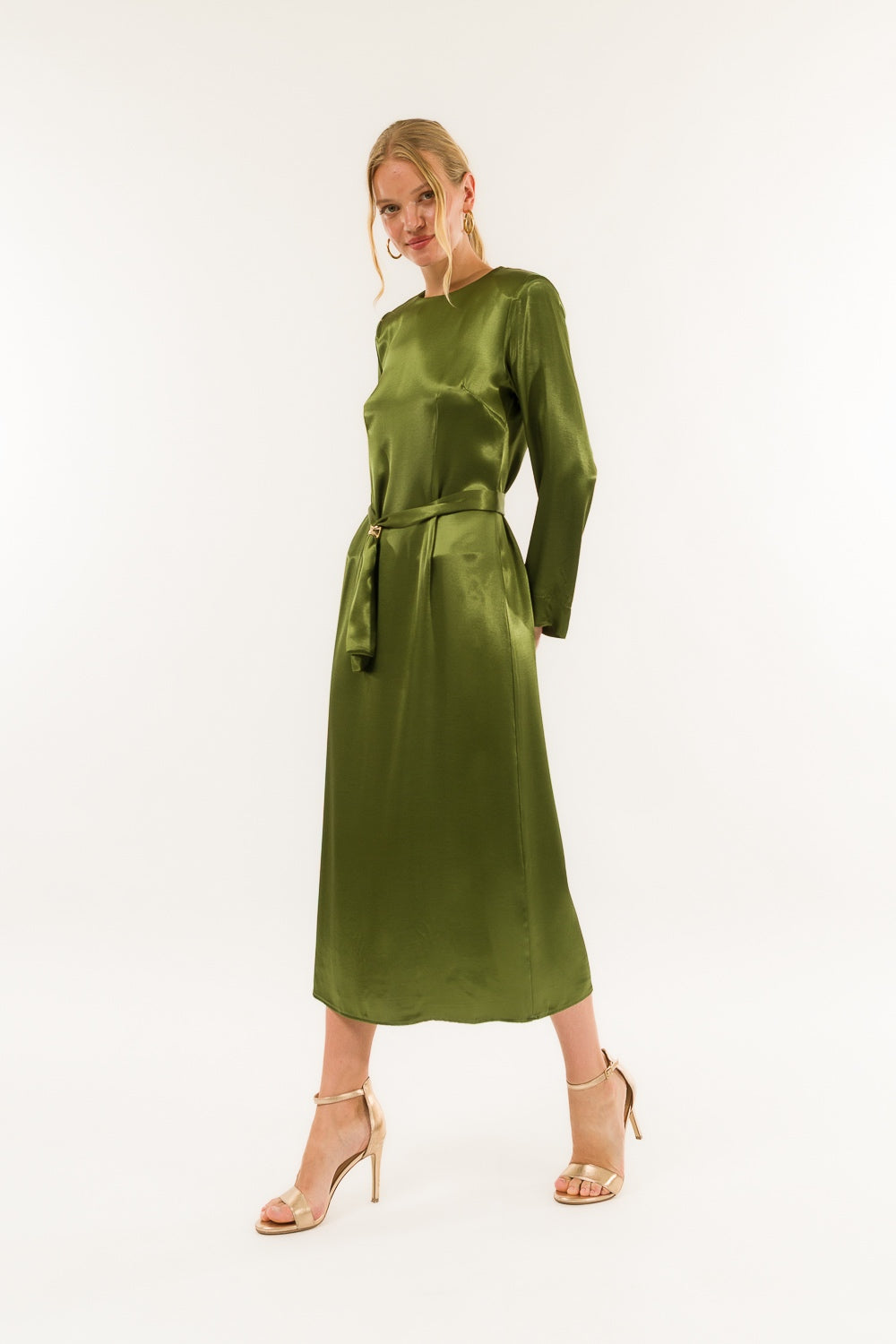 ABITO MIDI YM2002C MILITARE KONTATTO