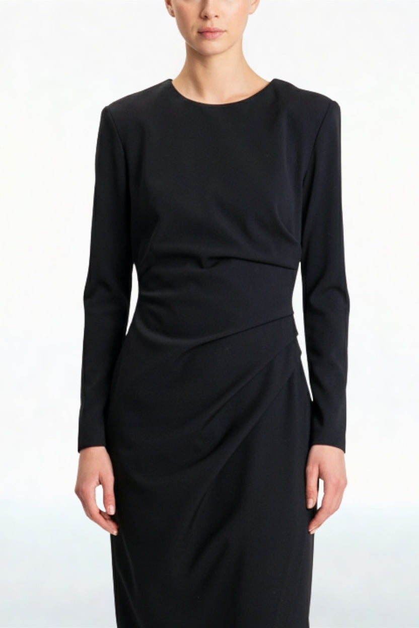 ABITO LUNGO FW250089 NERO TENSIONE IN.