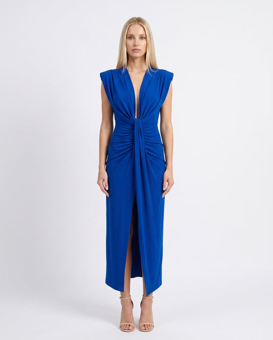 ABITO LUNGO AFYOLSD BLU ROYAL IMPERIAL.