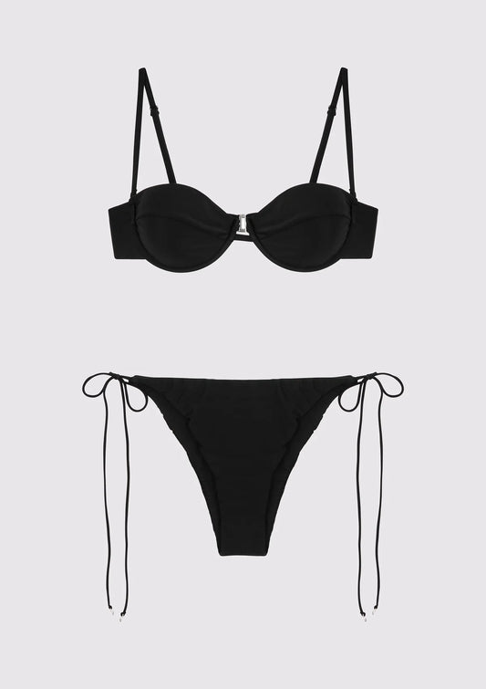 BIKINI  NERO ME FUI MF24-0311BK SHIRTING