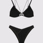 BIKINI  NERO ME FUI MF24-0700BK TWIST
