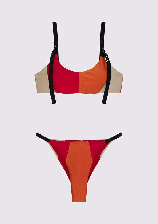 BIKINI  ROSSO ME FUI MF24-0611RD GUARDA PAMPA