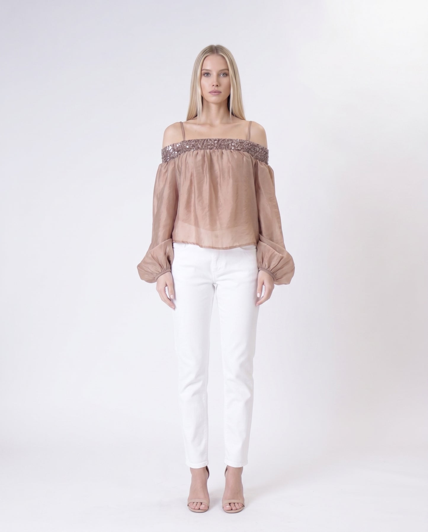 BLUSA PE260207 CAMMELLO TENSIONE IN.