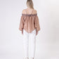 BLUSA PE260207 CAMMELLO TENSIONE IN.