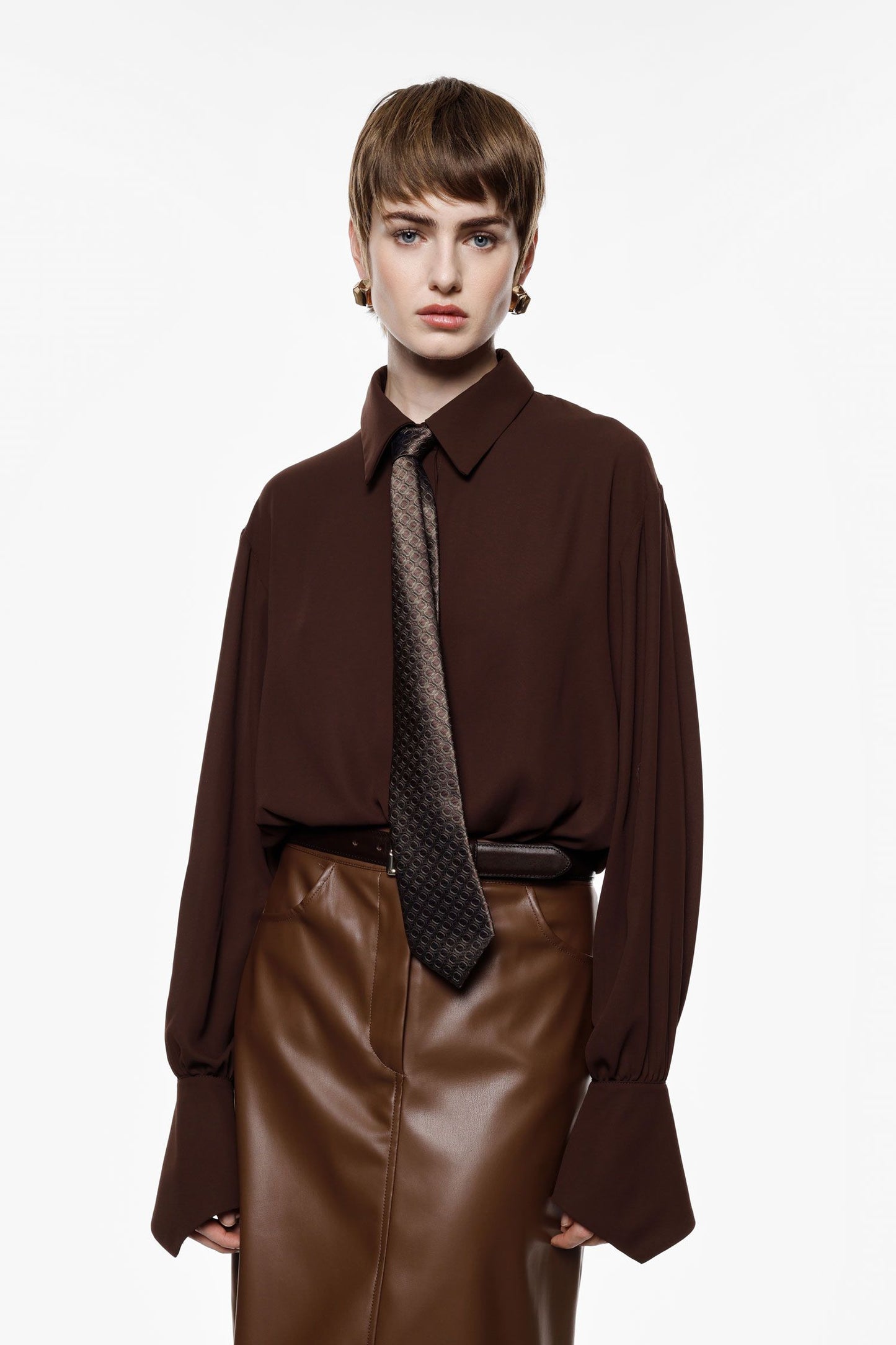 BODY CAMICIA REGULAR CON COLLETTO CLASSICO E POLSINI MORO B267KJC IMPERIAL.