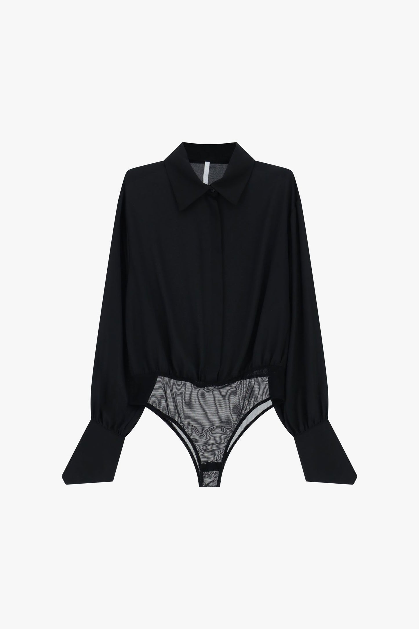 BODY CAMICIA REGULAR CON COLLETTO CLASSICO E POLSINI NERA B267KJC IMPERIAL.