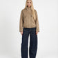 BOMBER EFFETTO SUEDE 126137 FANGO TENSIONE IN.