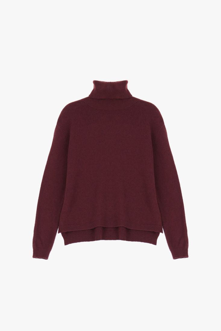 Maglione con collo alto e maniche lunghe MARSALA IMPERIAL.
