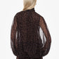 CAMICIA AMPIA CON FIOCCO FRONTALE E STAMPA ANIMALIER CNA0KHB IMPERIAL.